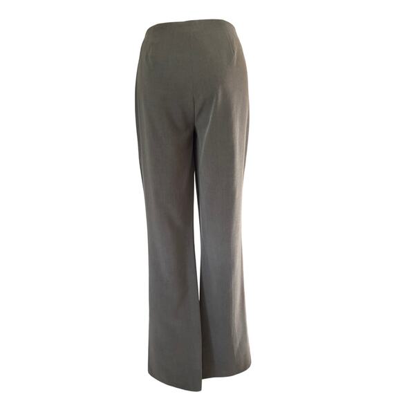 Cache Gray Flat Front Pant  10" Bottom front Split Bi Stretch Finished Seams - Picture 6 of 6